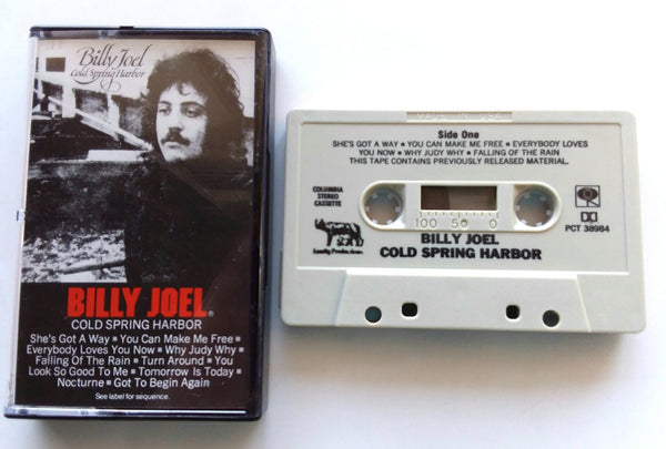 BILLY JOEL (The Hassles, Attila) - "Cold Spring Harbor" -  Cassette Tape (1971/1983) [Billy's 1st Solo Release!] [Remastered to Correct Speed!] - Mint