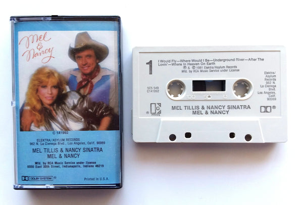 MEL TILLIS & NANCY SINATRA - "Mel & Nancy" - Cassette Tape (1981) [Rare!] - Mint