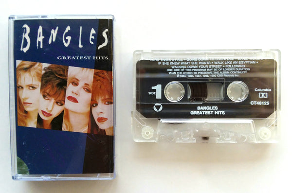 BANGLES (Susanna Hoffs) - "Greatest Hits" - [Double-Play Cassette Tape] (1990) [Bonus Tracks!]- Mint