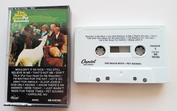 THE BEACH BOYS (Brian Wilson) - "Pet Sounds" - Cassette Tape  (1966/1980) [Mono REissue] [HTF!] - Mint