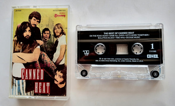 CANNED HEAT - "The Best Of" - Cassette Tape  (1987/1992) [Digitally Remastered [HX-Pro] - Mint