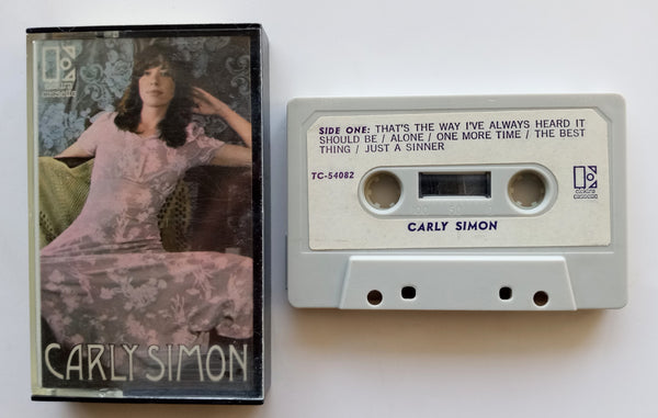 CARLY SIMON - "Carly Simon" - Cassette Tape (1971) [Original 1st Issue - Paper Labels!] [Very Rare!] - Near Mint