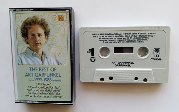 ART GARFUNKEL (Simon & Garfunkel) - "Garfunkel: 1973-1988" (Best) (w/"Bright Eyes") - Cassette Tape (1988) - Mint