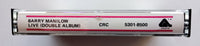 BARRY MANILOW - "Live" - [Double-Play Cassette Tape] (1977) [RCV] - Mint