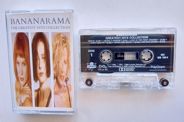 BANANARAMA - "The Greatest Hits Collection" - <b style="color: red;">Audiophile</b> Chrome Cassette Tape [Digitally Remastered] (1988) - New