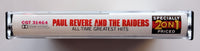 PAUL REVERE & THE RAIDERS (Mark Lindsay) - "All-Time Greatest Hits" - Double-Play Cassette Tape (1972/1985) - Mint
