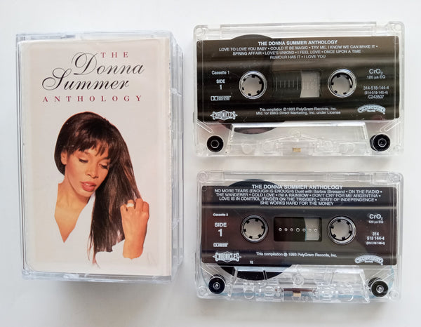 DONNA SUMMER - "Anthology" - <b style="color: red;">Audiophile</b> Chrome [2-Cassette Tape Set] [Digitally Remastered] (1993) - Mint