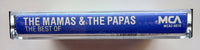 MAMAS & PAPAS - "The Best Of" - [Double-Play Cassette Tape] (1982) - Mint