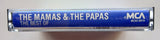 MAMAS & PAPAS - "The Best Of" - [Double-Play Cassette Tape] (1982) - Mint