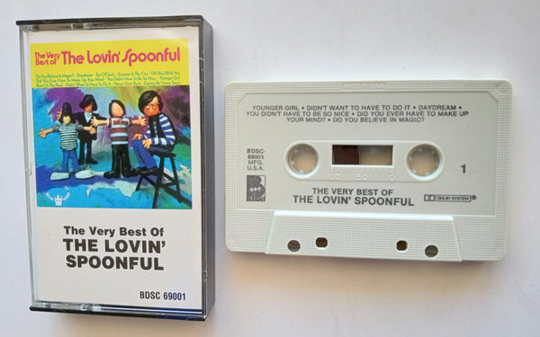 THE LOVIN' SPOONFUL (John Sebastian) - "The Very Best Of" - Cassette Tape (1985) - Mint