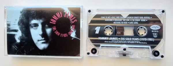 TOMMY JAMES - "The Solo Years (1970-1981)" - Cassette Tape (1991) [Digitally Remastered] [HX-Pro] - Mint