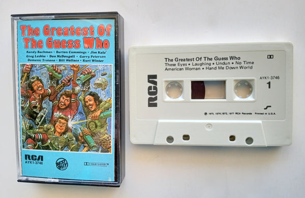 THE GUESS WHO - "The Greatest Of" - Cassette Tape (1977/1982) - Mint