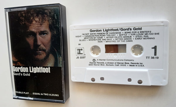 GORDON LIGHTFOOT - "Gord's Gold" (Best) - [Double-Play Cassette Tape] (1969/1994) [Digalog®] [Digitally Mastered] - Mint