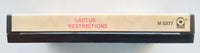 CACTUS - "Restrictions" - Cassette Tape (1971) [VERY RARE!] - Near Mint