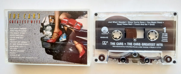 THE CARS (Ric Ocasek, Benjamin Orr) - "Greatest Hits" - Cassette Tape (1985) [Shape® Mark 10 Clear Shell] [RCV] - Mint