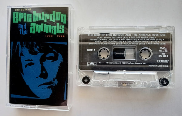 ERIC BURDON AND THE ANIMALS - "The Best Of 1966-1968" - <b style="color: red;">Audiophile</b> Chrome [Double-Play Cassette Tape] (1991) [Digitally Remastered] - Mint