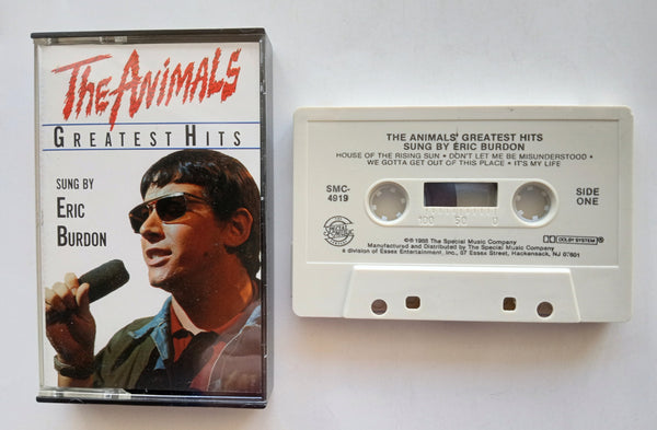 THE ANIMALS - "Greatest Hits Sung By Eric Burdon" (Eric Burdon Band) - Cassette Tape (1988) - Mint