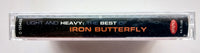 IRON BUTTERFLY (Doug Ingle) - "Light & Heavy: The Best Of" - Cassette Tape (1993) [Bonus Track!] - <b style="color: purple;">SEALED</b>
