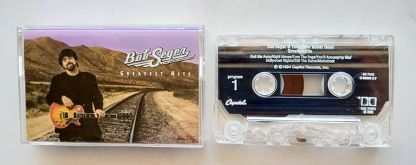 BOB SEGER & THE SILVER BULLET BAND  - "Greatest Hits" - [Double-Play Cassette Tape] (1994) [Digitally Remastered] [HX-Pro] [Bonus Tracks!] - Mint