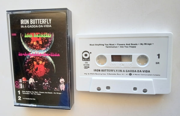 IRON BUTTERFLY - "In-A-Gadda-Da-Vida" - Cassette Tape (1968/1994) [Digalog®] [Digitally Mastered] - Mint