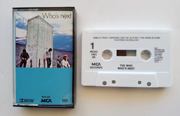 THE WHO - "Who's Next" - Cassette Tape (1971/1994) (HQ®) [Digitally Remastered] - Mint