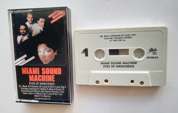 MIAMI SOUND MACHINE (Gloria Estefan) - "Eyes Of Innocence" - Cassette Tape (1984) - New