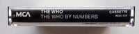 THE WHO - "The Who By Numbers" - Cassette Tape (1975/1990) - Mint