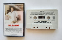 NEIL DIAMOND - "12 Greatest Hits Vol. II" - Cassette Tape (1982) - Mint