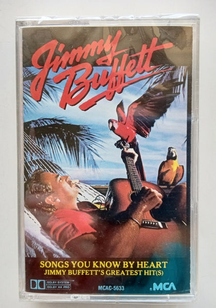 JIMMY BUFFETT - "Songs You Know By Heart: Jimmy Buffett's Greatest Hit(s)" - Cassette Tape (1985/1994) [HQ™] [Digitally Remastered] - <b style="color: purple;">SEALED</b>