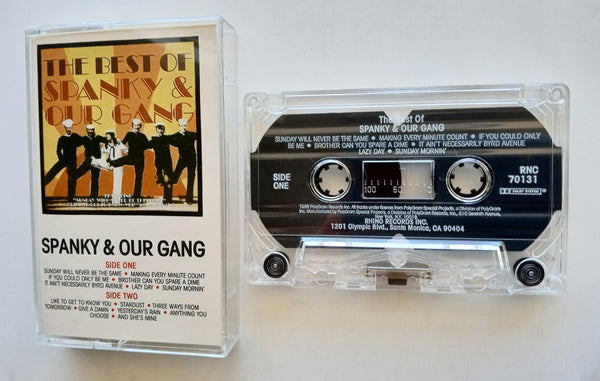 SPANKY & OUR GANG - "The Best Of" - Cassette Tape (1986) [Digitally Remastered] - Mint