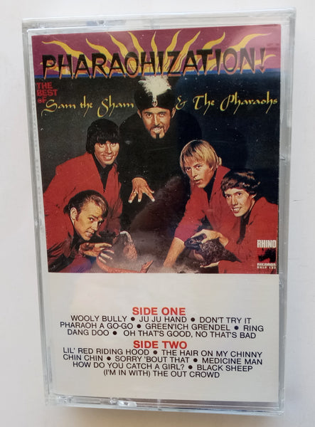 SAM THE SHAM & THE PHARAOHS  [Domingo “Sam” Samudio] -  "Pharaohization: The Best Of" - Cassette Tape (1985) [Rare!] - <b style="color: purple;">SEALED</b>