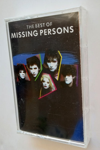 MISSING PERSONS (Dale Bozzio)- "The Best Of" - Cassette Tape (1987) - <b style="color: purple;">SEALED</b>