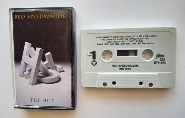 REO SPEEDWAGON (Kevin Cronin) - "The Hits" - [Double-Play Cassette Tape] (1988) [Digitally Remastered] [Bonus Tracks!] - Mint