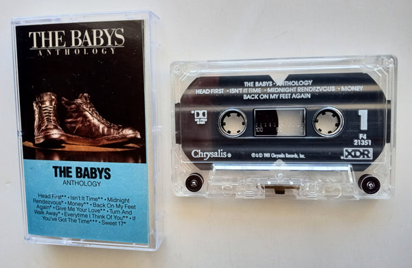 THE BABYS (John Waite) - "Anthology" - Cassette Tape (1981/1992) (Digitally Remastered) (XDR) - Mint