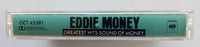 EDDIE MONEY  - "Greatest Hits Sound Of Money" - Cassette Tape (1989) [Bonus Tracks] - Mint