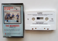 THE MONKEES  (Mike Nesmith, Mickey Dolenz, Davy Jones, Peter Tork) - "Monkee Flips" (Rarities!) - Cassette Tape (1986) [Digitally Remastered] [Rare!] - New, C/O
