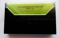 ELVIS PRESLEY  - "Worldwide Gold Award Hits - Parts 1 & 2" - [Double-Play Cassette Tape] (1970) - <b style="color: purple;">SEALED</b>