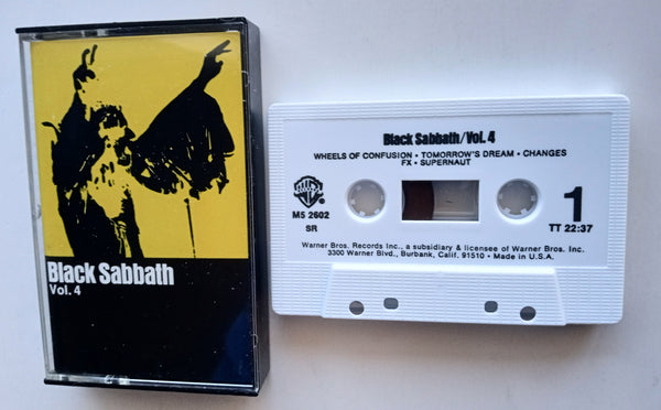 BLACK SABBATH (Ozzy Osbourne) - "Volume 4" - Cassette Tape  (1972/1992) [Digalog®] [Digitally Mastered] - New