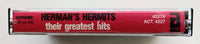 HERMAN'S HERMITS (Peter Noone) - "Their Greatest Hits" - [Double-Play] <b style="color: red;">Audiophile</b> Chrome Cassette Tape (1986) [Digitally Remastered]  (Rare!) - Mint