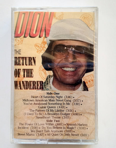DION (DiMucci) - "The Return Of The Wanderer" <b style="color: red;">Audiophile</b> Chrome Cassette Tape (1977/1990) [Bonus Tracks!] - Sealed