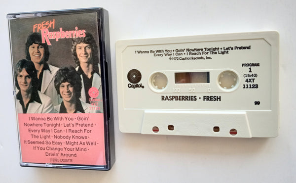 RASPBERRIES (Eric Carmen) - "Fresh" (w/"I Wanna Be With You") - Cassette Tape (1972) [Rare!] - Mint