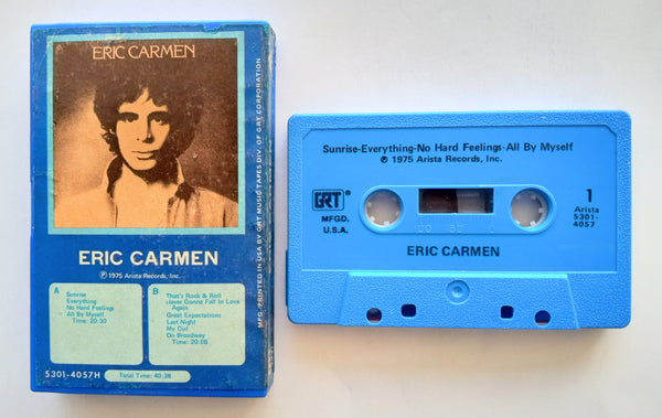 ERIC CARMEN (Raspberries) - "Eric Carmen" - Cassette Tape (1975) [Rare 1st Issue GRT!] - Near Mint