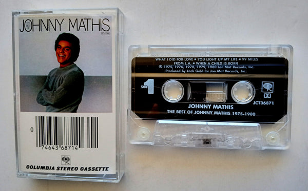 JOHNNY MATHIS - "Best Of 1975-1980" - Cassette Tape (1980/1992) [Digitally Remastered] - Mint