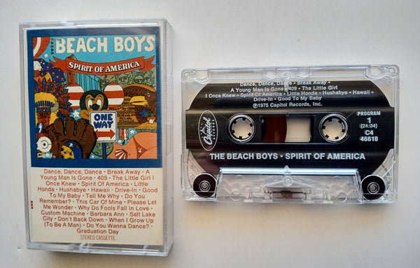 THE BEACH BOYS (Brian Wilson) - "Spirit Of America" [Double-Play Cassette Tape] (1975/1992) [Digitally Remastered] - Mint