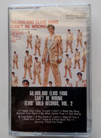ELVIS PRESLEY - "50,000,000 Elvis Fans Can't Be Wrong: Elvis' Gold Records, Vol. 2" - Cassette Tape  (1959/1994) [Digitally Remastered] - <b style="color: purple;">SEALED</b>