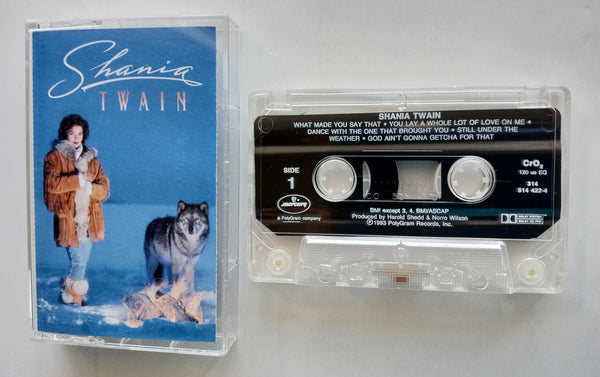 SHANIA TWAIN - "Shania Twain" - <b style="color: red;">Audiophile</b> Chrome Cassette Tape (1993) - Mint