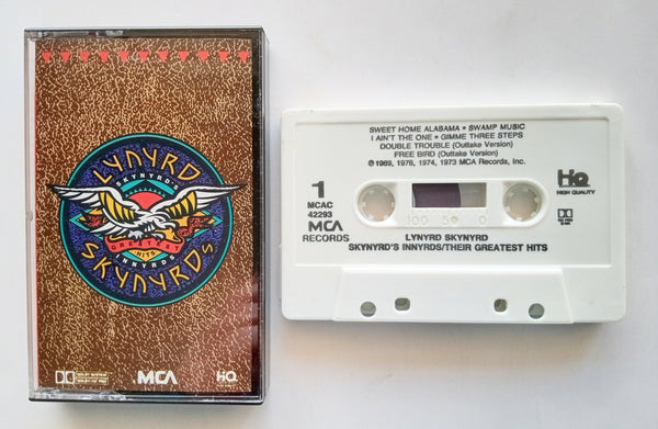 LYNYRD SKYNYRD - "Skynyrd's Innyrds/Their Greatest Hits" - [Double-Play Cassette Tape] (1989/1992) [HQ™] [Digitally Remastered] - Mint