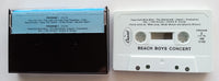 THE BEACH BOYS (Brian Wilson) - "Concert" - Cassette Tape (1964/1977) [Original Red & Blue Inlay Card/Photo & #2198] [Rare!] - Mint