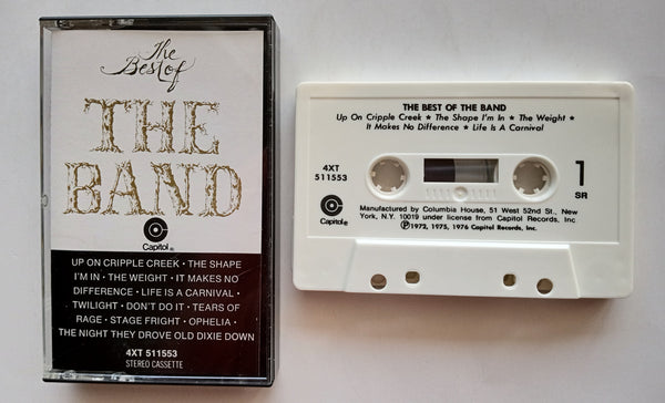 THE BAND - "The Best Of" - Cassette Tape (1976) [RCV] - Mint