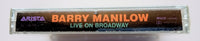 BARRY MANILOW - "Live On Broadway" - [Double-Play] <b style="color: red;">Audiophile</b> Chrome Cassette Tape (1990) - <b style="color: purple;">SEALED</b>